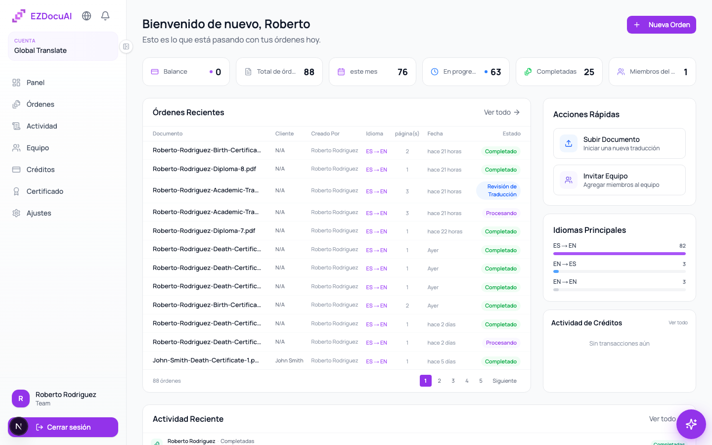 Preguntas frecuentes sobre EZDocuAI