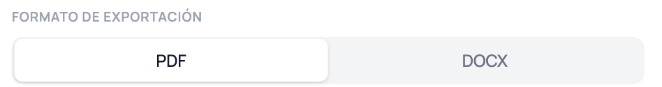 Exportformat der Lieferung